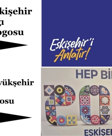 AK Parti Eskişehir 2026 yılı logosu / CHP Eskişehir 2026 logosu