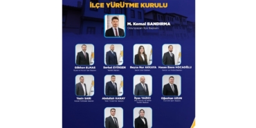 AK Parti Eskişehir Odunpazarı İlçe Yürütme Kurulunun yeni listesi belli oldu.