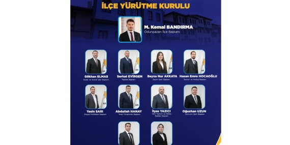 AK Parti Eskişehir Odunpazarı İlçe Yürütme Kurulunun yeni listesi belli oldu.