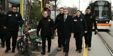 Eskişehir İl Emniyet Müdürü Tolga Yılmaz, yılbaşı tedbirlerini denetledi
