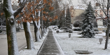 Eskişehir’e yılın ilk karı yağdı