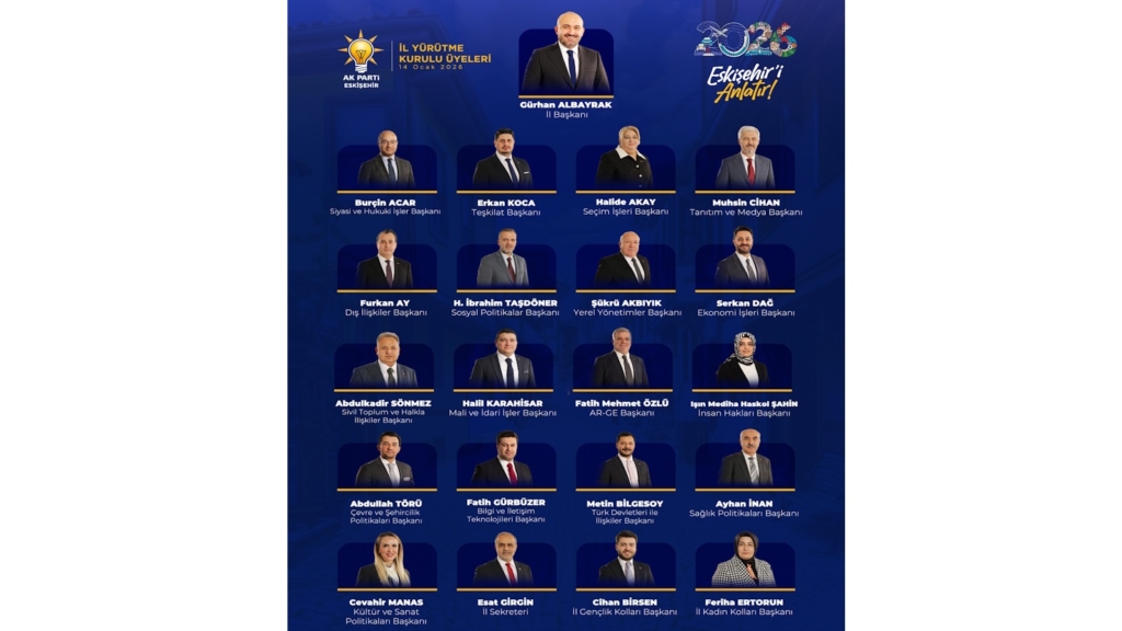 AK Parti Eskişehir’de yeni görev dağılımı