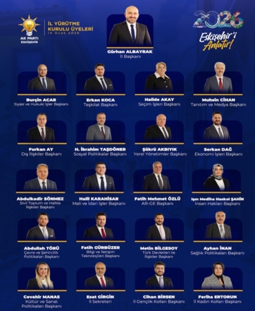 AK Parti Eskişehir’de yeni görev dağılımı