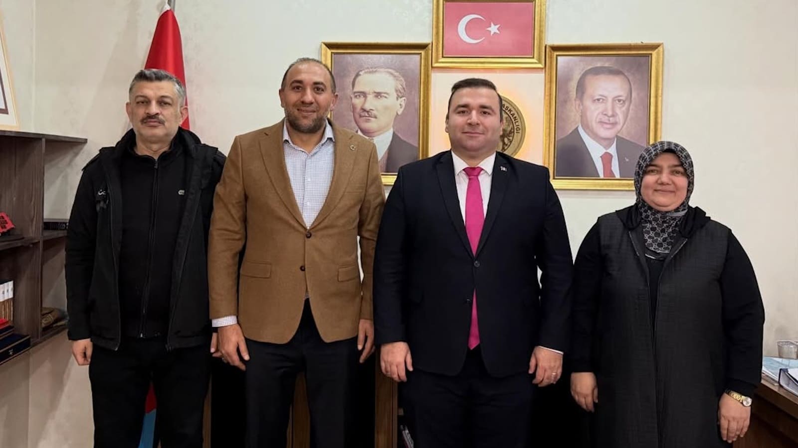 Alfatürk Medya Grubu Başkanı Kabalı’dan İnhisar Kaymakamı ve Belediye Başkanına ziyaret