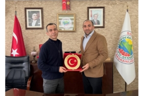 Alfatürk Medya Grubu Başkanı Mehmet Emin Kabalı’dan Sarıcakaya Belediye Başkanı’na ziyaret