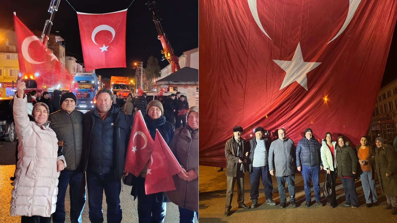 AK Parti ve MHP'den Türk bayrağına destek etkinliği