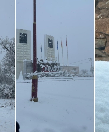 Mihalıççık’ta kar kalınlığı 25 santimetreyi geçti, yollar kapandı