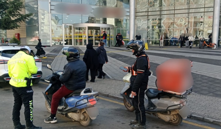 Eskişehir’de 205 motosiklet ve motorlu bisiklet sürücüsü denetlendi