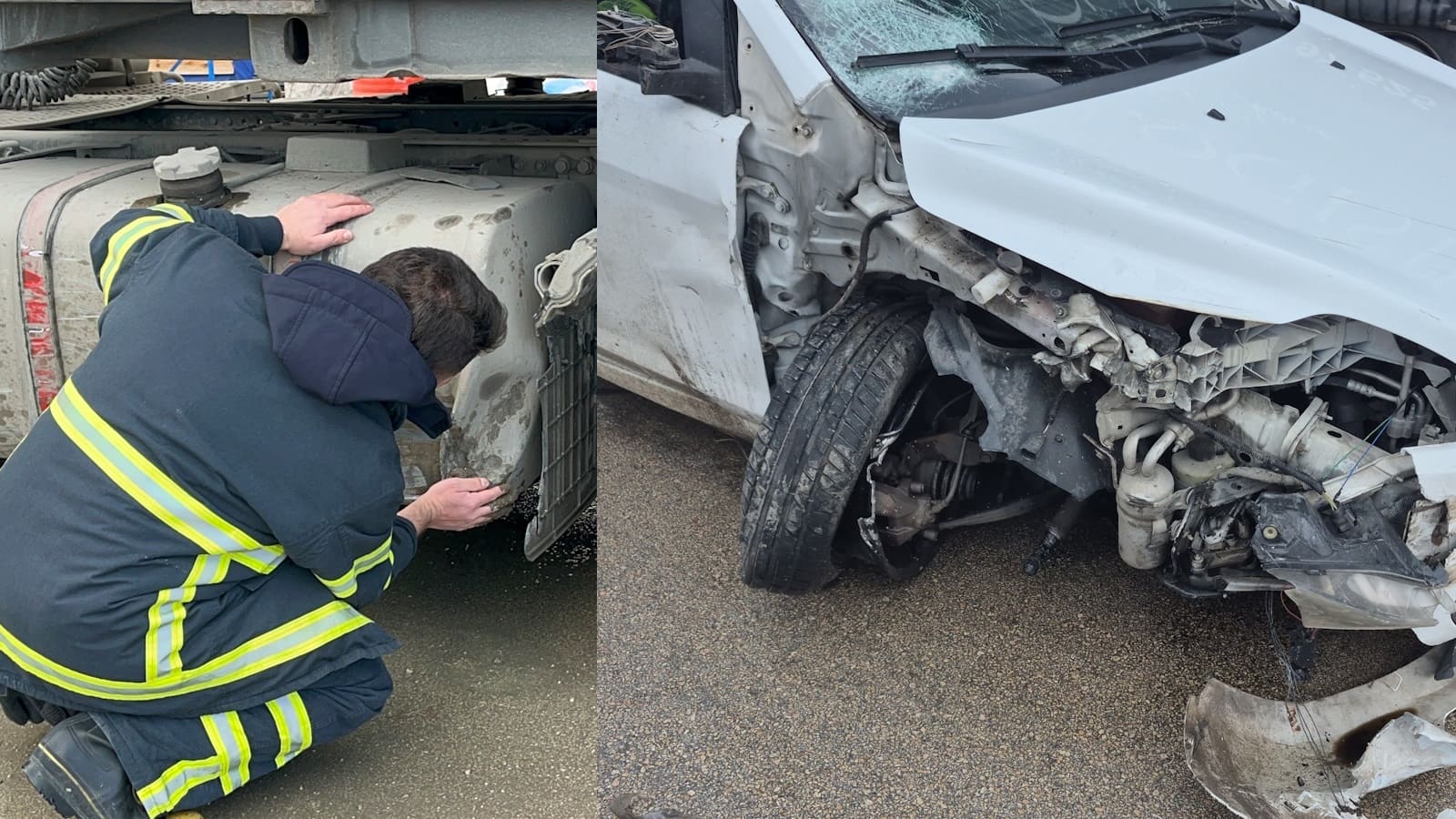 Eskişehir Organize Sanayi Bölgesi Teknoloji Caddesi’nde trafik kazası: Tırın deposu patladı