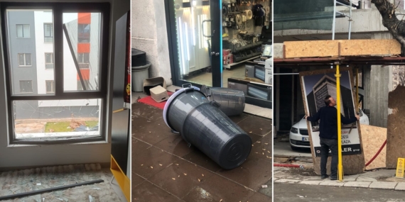 Eskişehir’de şiddetli fırtına: Çatılar uçtu, tramvay seferleri aksadı