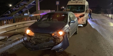 Eskişehir Sümer Köprüsü trafik kazası