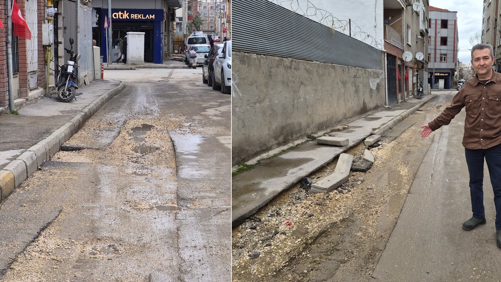 Bir CHP’li belediye klasiği: Kırık kaldırımlar, çukur sokaklar, aylarca düzeltilmeyen yollar