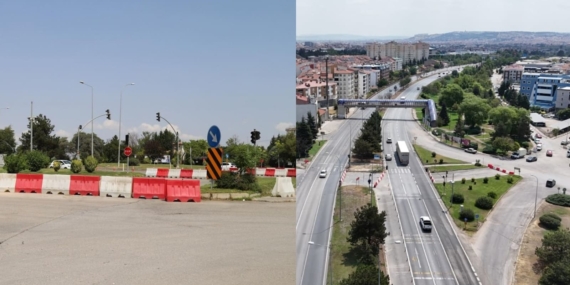 Yine belediye yine bir kapatma: Trafiğe buldukları tek çözüm yol kapatmak!