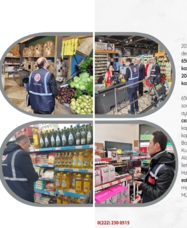 Eskişehir’de 204 firmada 9 bin ürün denetlendi: 729 bin TL para cezası kesildi