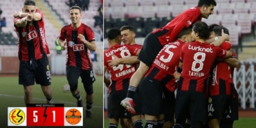 Eskişehirspor’dan gol şov! Eskişehirspor: 5 - İzmir Çoruhlu: 1