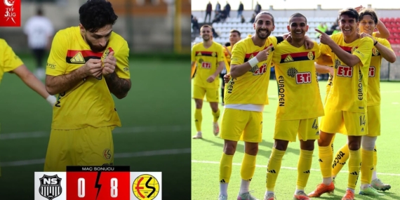 Eskişehirspor’dan güç gösterisine devam: Nazillispor’a 8 gol