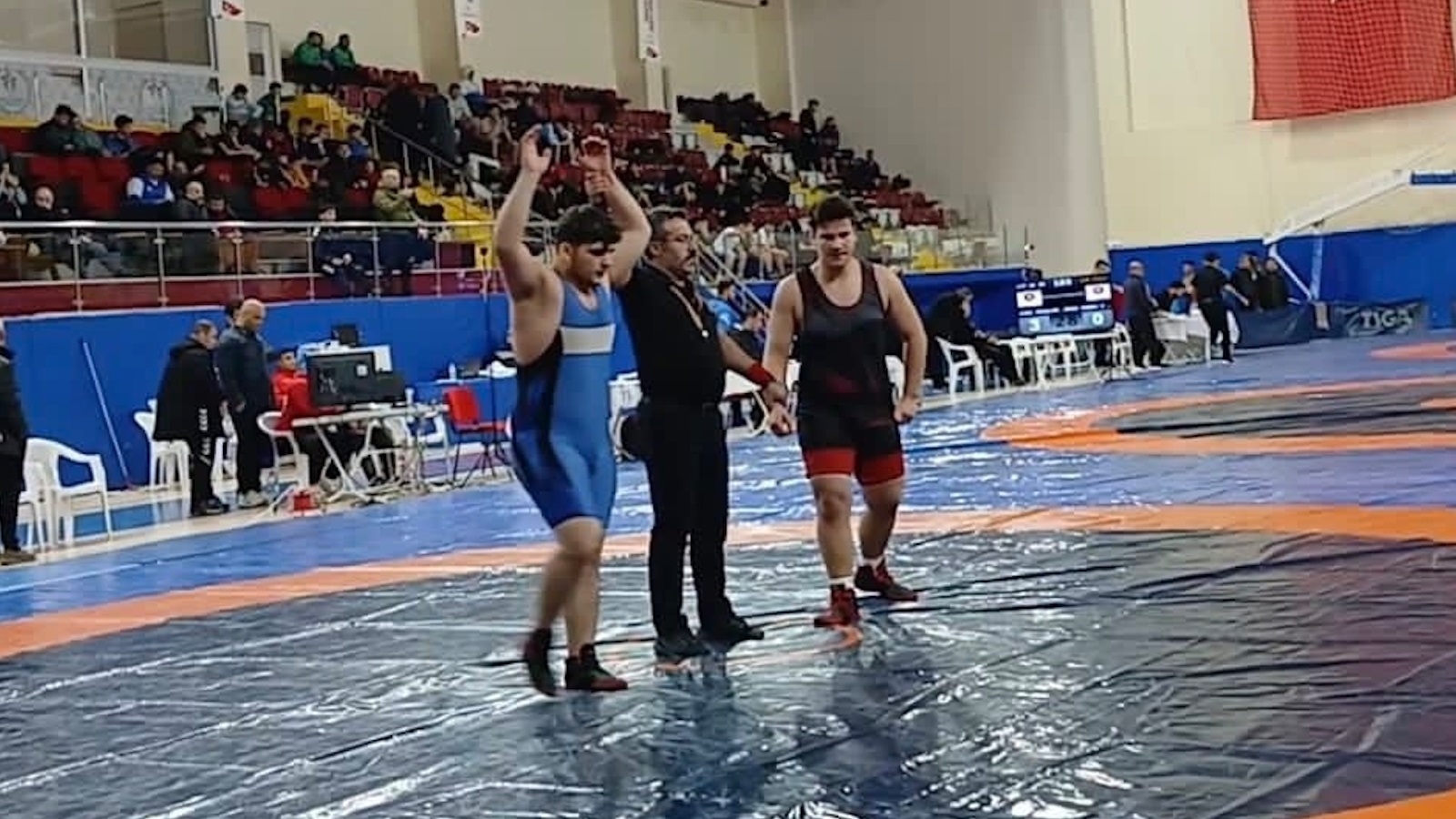 Eskişehirli milli güreşçi Mustafa Can Düzgün, Türkiye Şampiyonasına gidiyor