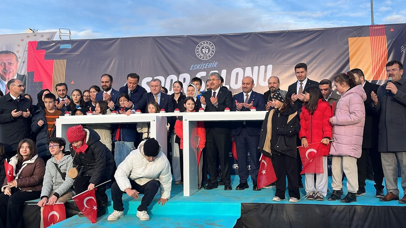 Odunpazarı Çankaya Kapalı Spor Salonu’nun temeli atıldı