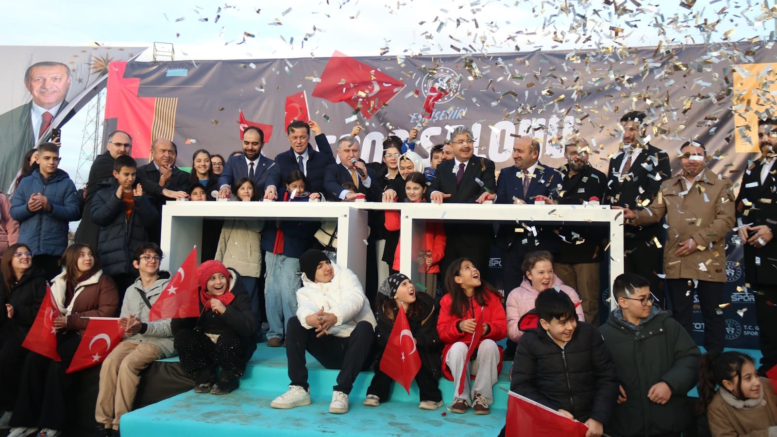 Odunpazarı Çankaya Kapalı Spor Salonu’nun temeli atıldı