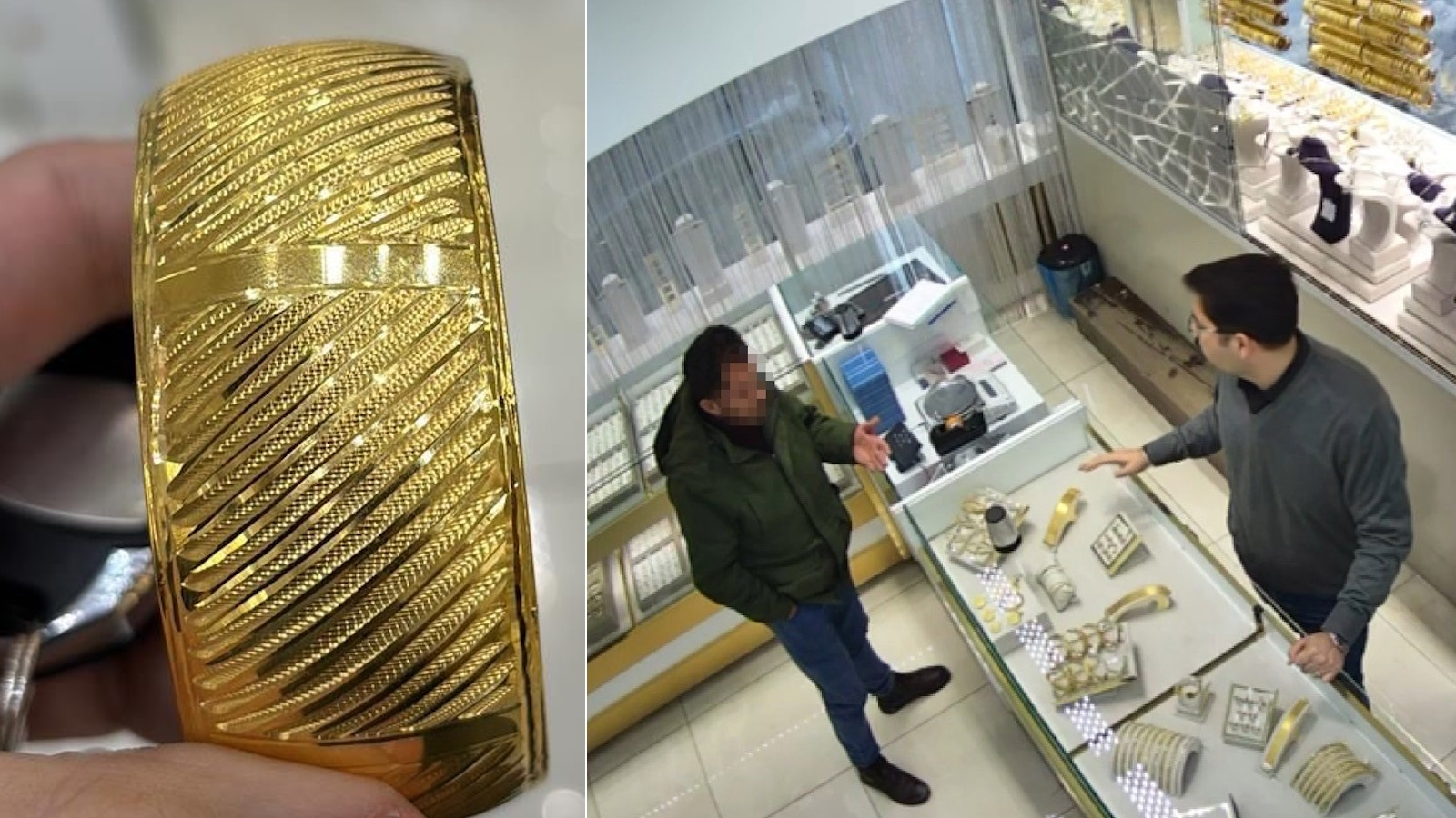 Odunpazarı’nda sahte bilezikleri satmaya çalışan şahıs yakalandı