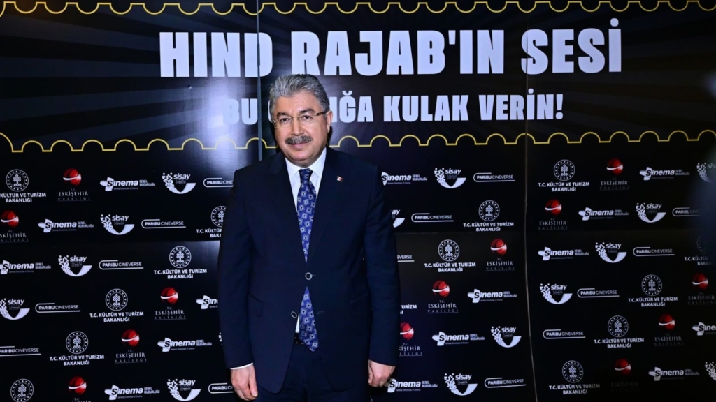 Vali Yılmaz, Gazze'de bir çocuğun şehadet öyküsünü konu alan 'Hind Rajab'ın Sesi' filmini izledi