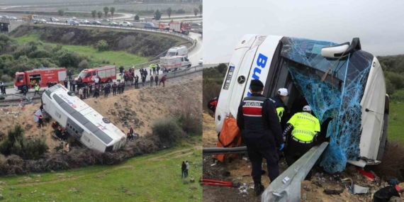 Antalya’da devrilen otobüste Eskişehir’den 9 yolcu vardı