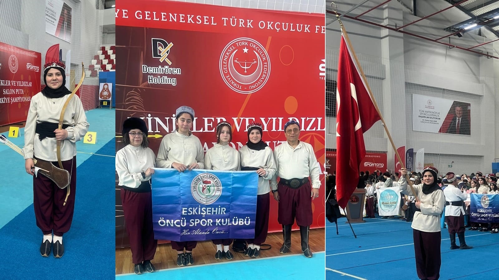 Eskişehirli okçular Türkiye Şampiyonası'ndan dereceyle döndü