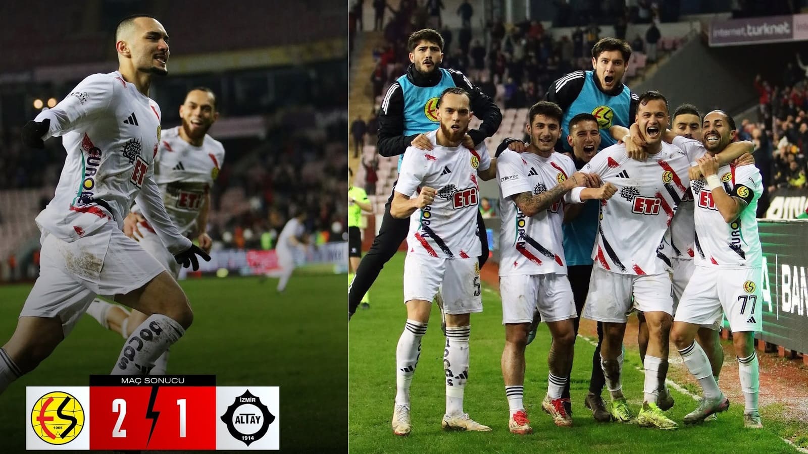 “Biz Şampiyon Olacağız”: Eskişehirspor Altay’ı 2 golle devirdi