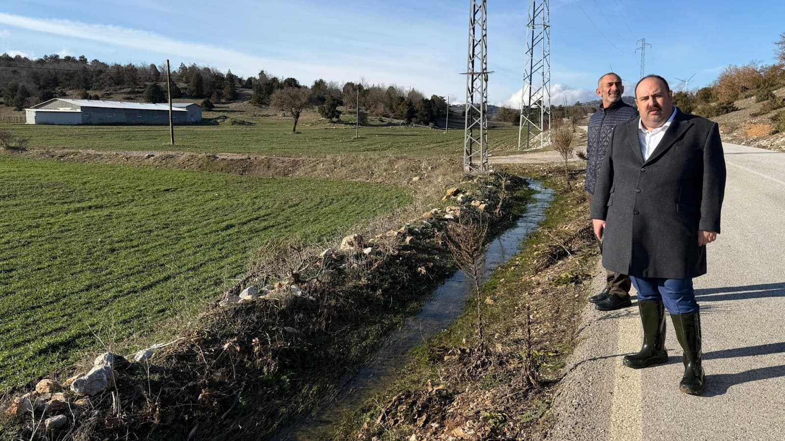 Başkan Hamamcı İnönü'deki su kaynaklarını inceledi