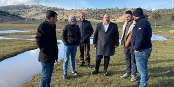 Başkan Hamamcı İnönü'deki su kaynaklarını inceledi